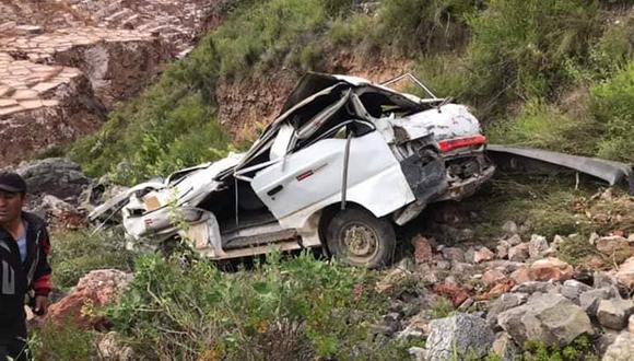 El accidente ocurrió en el sector de Salineras en el distrito de Maras, provincia de Urubamba, región de Cusco. (Foto: Facebook/SR Dongo Noticias)