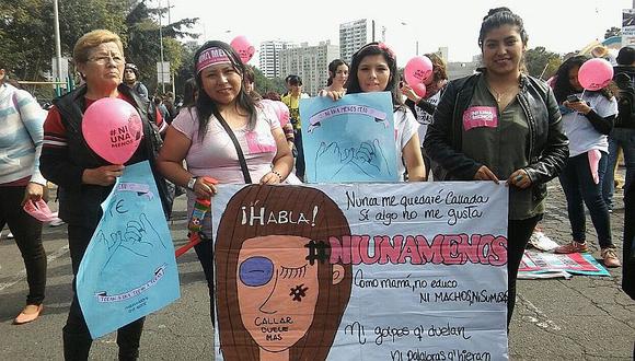 #NiUnaMenos: Miles de peruanos dicen "NO" al maltrato contra la mujer [FOTOS]