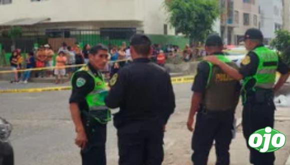 Dos sujetos fueron asesinatos frente a una licorería en San Juan del Lurigancho.