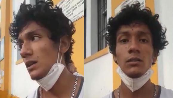 Luis Fernando Araujo Enríquez fue hallado este martes en el hospital Dos de Mayo, luego de tres días de ser reportado como desaparecido. (Captura de video/Aprodeh/Twitter)