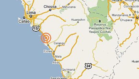 Un sismo de 4,0 grados se registró durante la madrugada en Lima