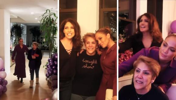 Mamá de Jennifer Lopez, Doña Lupe, se emocionó por fiesta sorpresa que le realizaron. (Foto: Instagram / @jlo).