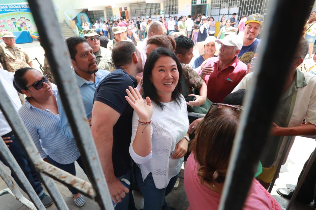 Keiko Fujimori no está presente en la audiencia. Indicó que la seguirá desde la vivienda de su madre, Susana Higuchi. (Foto: GEC)