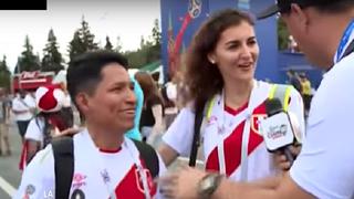 Peruano encuentra inesperadamente el 'amor de su vida' durante su viaje al Mundial de Rusia (VIDEO)