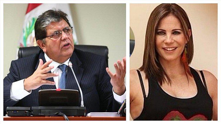 ​Alan García envía mensaje alentador y Karina Calmet le responde al toque