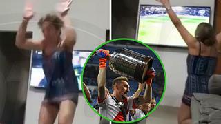 Mujer hincha del River Plate celebra más de la cuenta cuando sale campeón de la Libertadores (VIDEO)