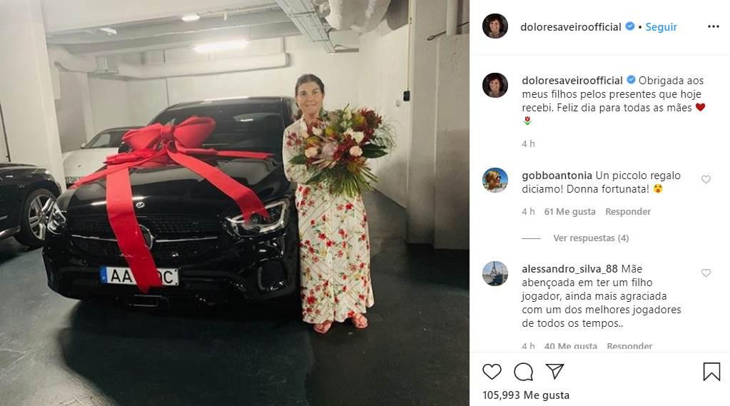 Dolores Aveiro compartió el obsequio que recibió de Cristiano Ronaldo y sus otros hijos. (Foto: Instagram)