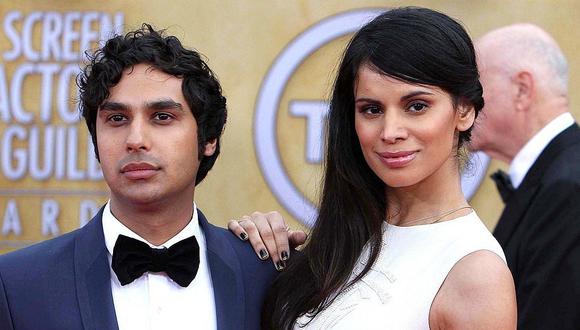 Kunal Nayyar, Raj de "Big Bang Theory", habla de su esposa y la serie 