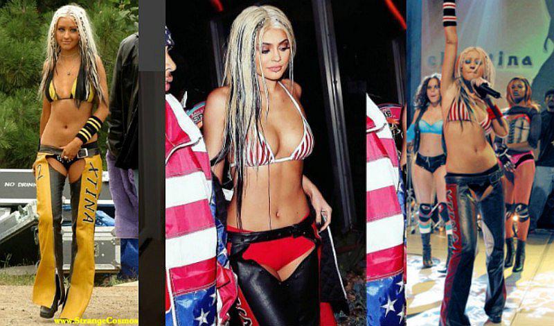 Kylie Jenner sorprendió con look a lo "Christina Aguilera" para Halloween