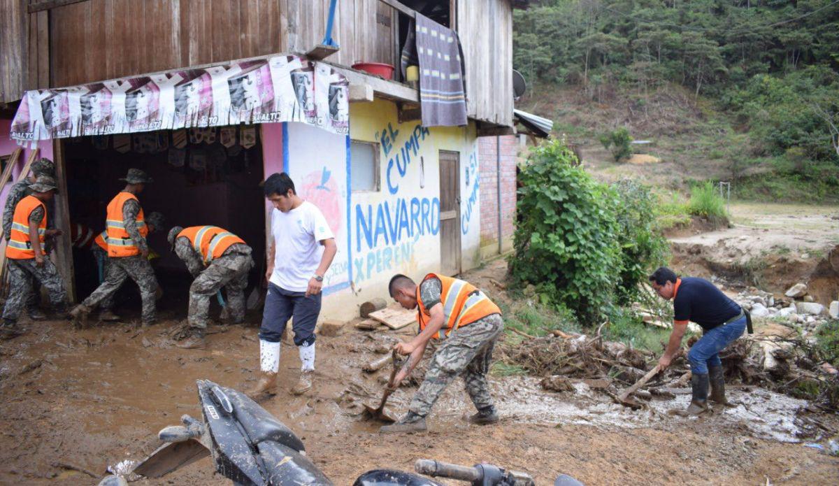Los damnificados fueron reubicados. (Foto: Ministerio de Defensa)