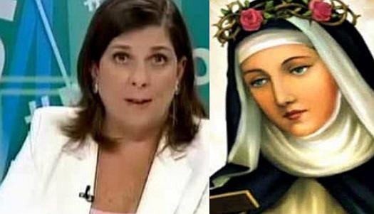 Twitter: Rosa María Palacios pide a Santa Rosa de Lima que proteja al país