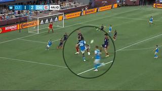 Yordy Reyna realizó un lujo que causó el empate parcial de Charlotte en la MLS | VIDEO