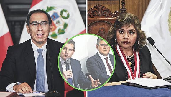 Vizcarra reclama unidad del país y nueva Fiscal de la Nación apoya a Vela y Domingo Pérez