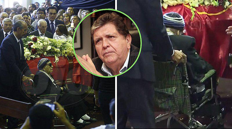 Madre de Alan García se despide de su hijo (FOTOS Y VIDEO)