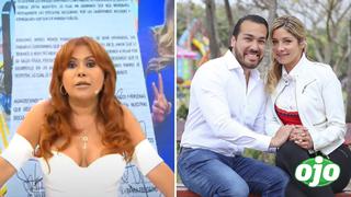 Magaly Medina critica a Álvaro Paz de La Barra tras comunicado sobre escándalo con Sofía Franco: “Esto es volver a humillarla públicamente”