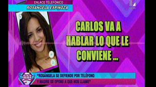 Rosángela Espinoza habla tras escándalo de Carloncho y niega infidelidad  