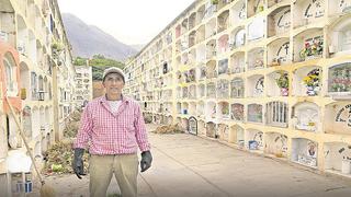 Filiberto Mori, el guardián de las almas en el cementerio de Huánuco