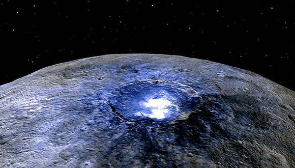 ​Detectan decenas de volcanes de hielo en el planeta enano Ceres