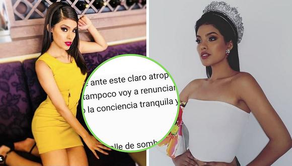 ​Miss Perú Anyella Grados rompe su silencio tras escándalo por video: "no voy a renunciar"