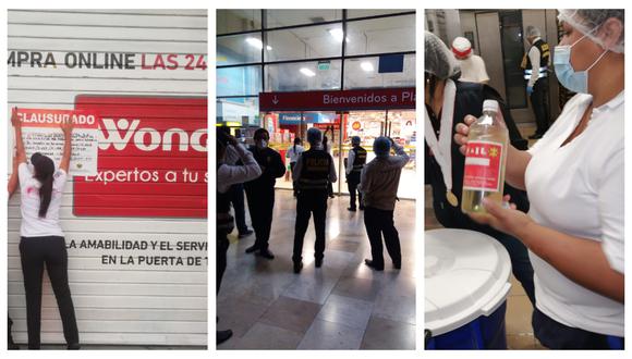 Clausuran Plaza Vea y Wong de La Molina tras hallar alimentos en mal estado. (Foto: Ministerio Público)