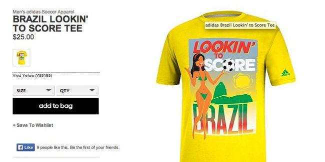 Acusada de promover al turismo sexual en Brasil, Adidas retira sus camisetas 