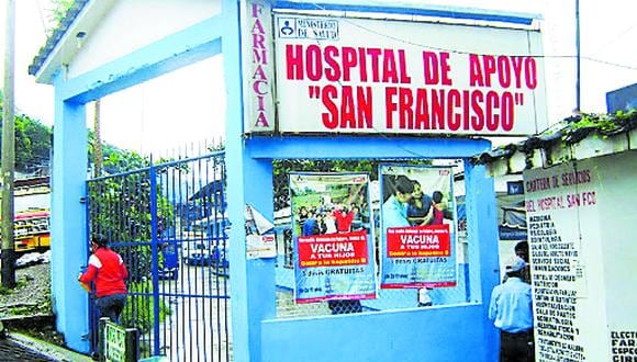 Mujer pereció en el hospital de San Francisco, en Ayacucho.