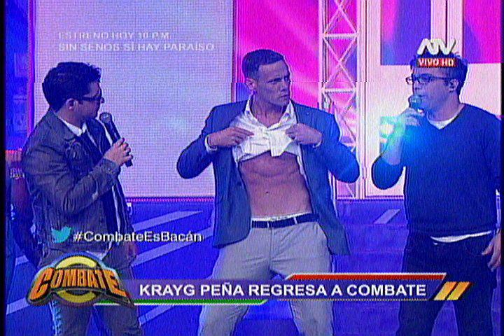 Combate: Krayg Peña regresa con tremendo cuerpazo y ¿se operó la nariz? 