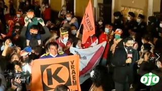 Flash Electoral: Simpatizantes de Fuerza Popular celebran empate técnico entre Keiko y Castillo