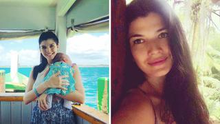 Nicole Faverón revela que está varada en una isla de Brasil junto a su pequeña hija