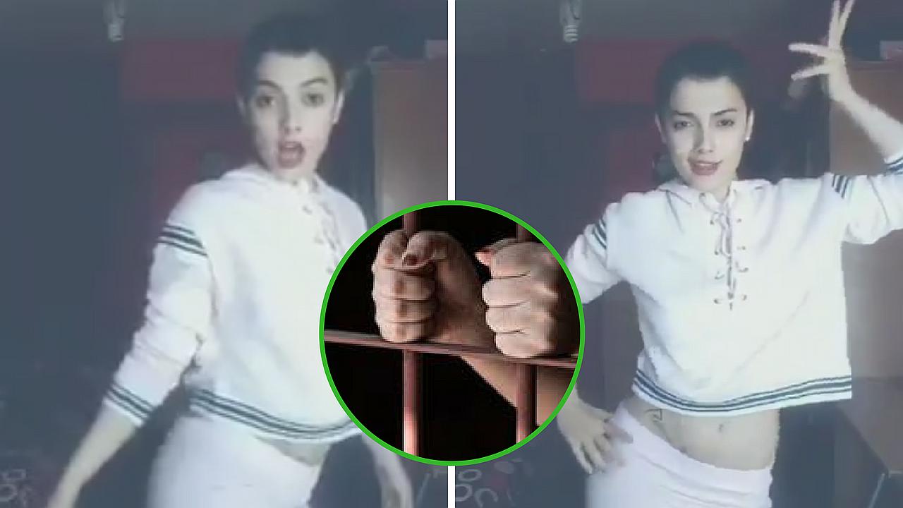 Arrestan a jovencita por hacer sexy baile en redes sociales (VIDEO)