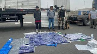 Cañete: incautan más de 150 kilos de droga oculta en el falso techo de un camión en Asia