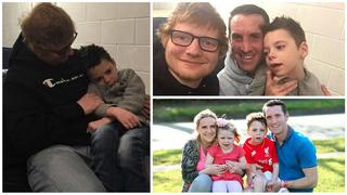 Ed Sheeran cumple así sueño de niño con enfermedad terminal (VIDEO)
