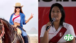 Rosángela Espinoza revela que votará por Keiko Fujimori: “Ya es momento que una mujer nos gobierne”
