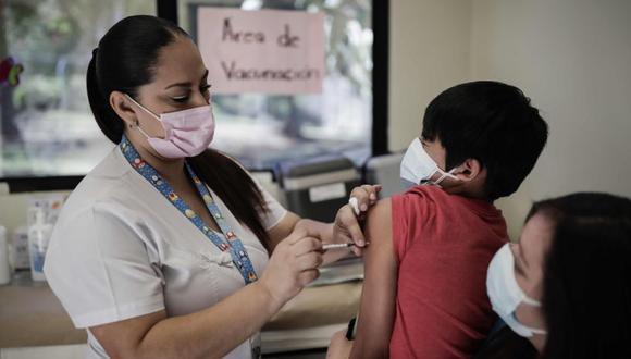 La vacunación para niños estaría empezando entre los días domingo 23 y lunes 24 de enero. (Foto: EFE)