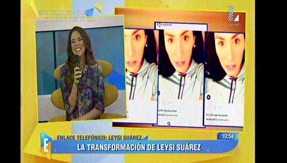Leysi Suárez sobre su 'metamorfosis': Estoy feliz con mis conejitos 