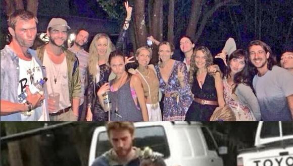 Miley Cyrus y Liam Hemsworth pasaron el Año Nuevo juntos en Australia