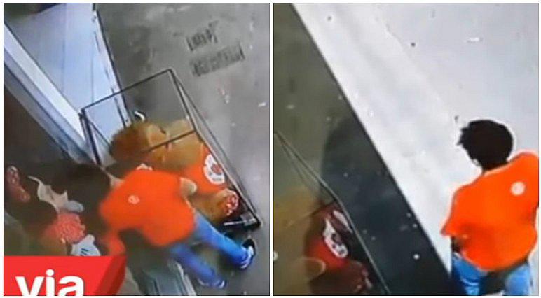 YouTube: "loco enamorado" roba enorme peluche y ahora piden recompensa (VIDEO)