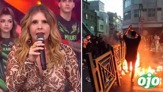 Johanna San Miguel se pronuncia por las protestas en Perú: “Es de terror”