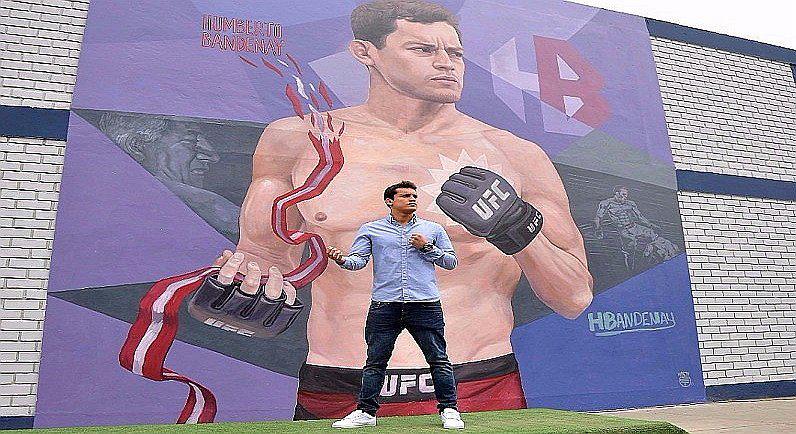 Magdalena del Mar develó mural del luchador Humberto Bandenay