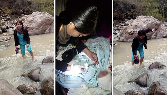 Enfermera arriesga su vida para vacunar a un bebé: caminó y cruzó un río