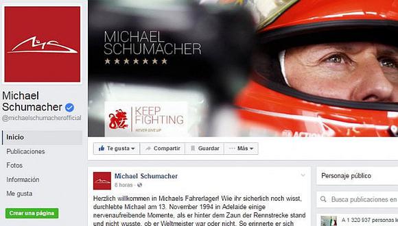 Fórmula 1: Michael Schumacher estrena perfil en redes sociales