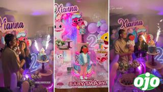 Samahara Lobatón impacta al celebrar el cumpleaños de su hija Xianna con fiesta “Baby Shark” 