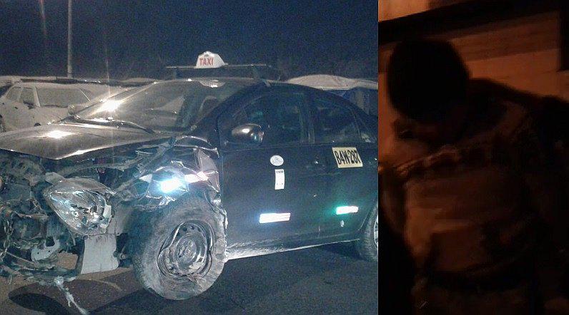 San Martín de Porres: roba auto de grifo, se da a la fuga y choca con patrullero (VIDEO)