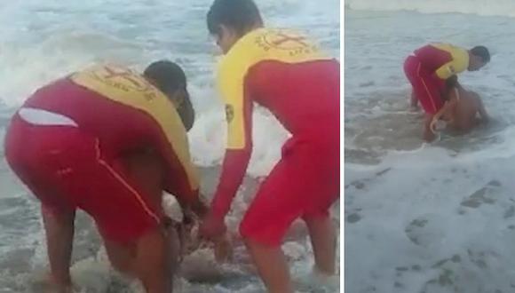 Joven sufre feroz ataque de tiburón en playa de Brasil (FOTOS)