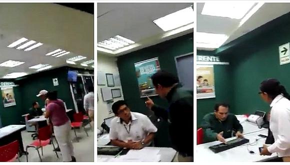 Facebook: trabajadores de banco registran maltrato que sufren por parte de gerente (VIDEO)
