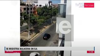 Balacera se reportó esta mañana en Av. Las Lomas en San Juan de Lurigancho | VIDEO 