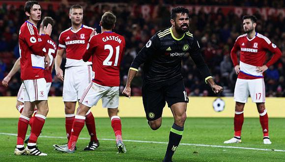 Premier League: Diego Costa anota y pone líder absoluto al Chelsea 