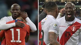 Luis Advíncula y el conmovedor abrazo con el chileno Eduardo Vargas tras goleada 