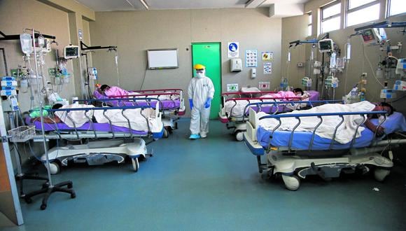 HOSPITAL DOS DE MAYO ZONA DE EMERGENCIA NUEVA PARA PACIENTES DE CORONAVIRUS