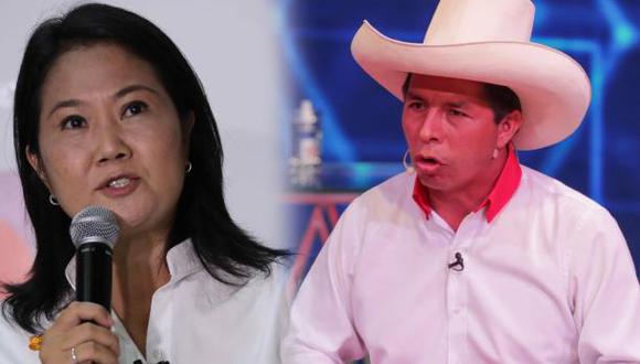 Keiko Fujimori contra Castillo: “si el Congreso no llega a consensos para vacancia, que evalúe adelanto de elecciones”  (Foto: Composición)